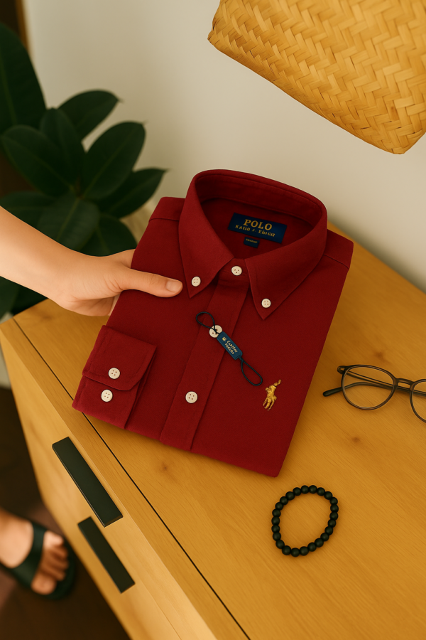 Ralph Lauren Classic Shirt – Maroon
