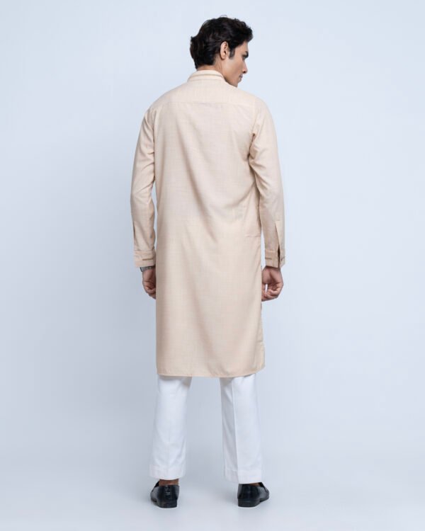 Premium Embroidered Cotton Panjabi - Image 3