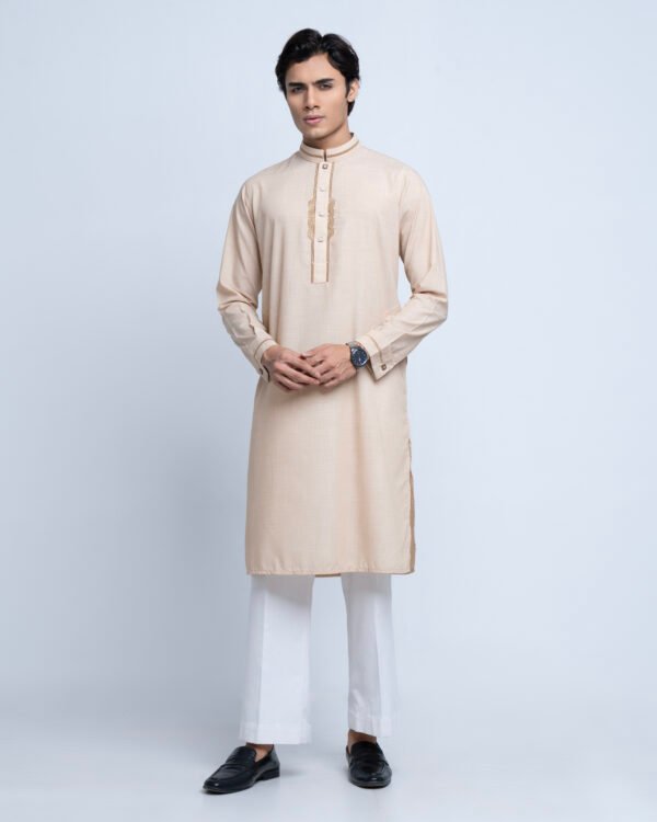 Premium Embroidered Cotton Panjabi - Image 2
