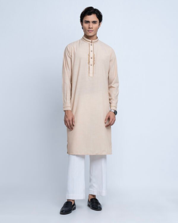 Premium Embroidered Cotton Panjabi