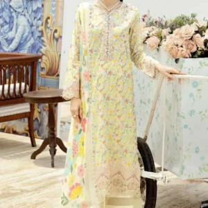 Ramsha - Rangrez Embroidered Lawn- Unstitched