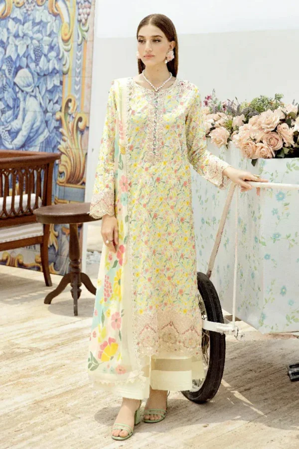 Ramsha - Rangrez Embroidered Lawn- Unstitched