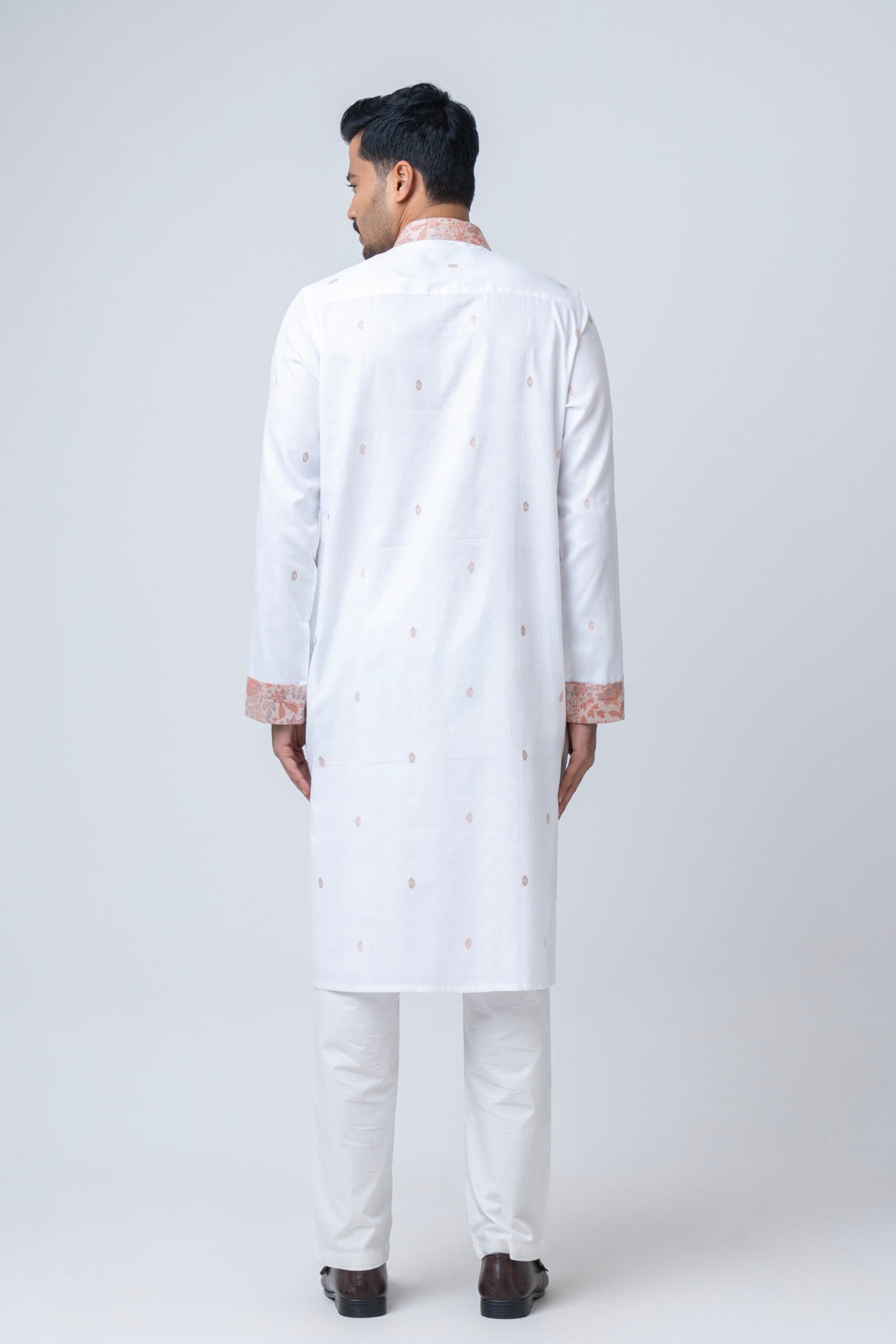 Classic Contrast Panjabi - Image 3