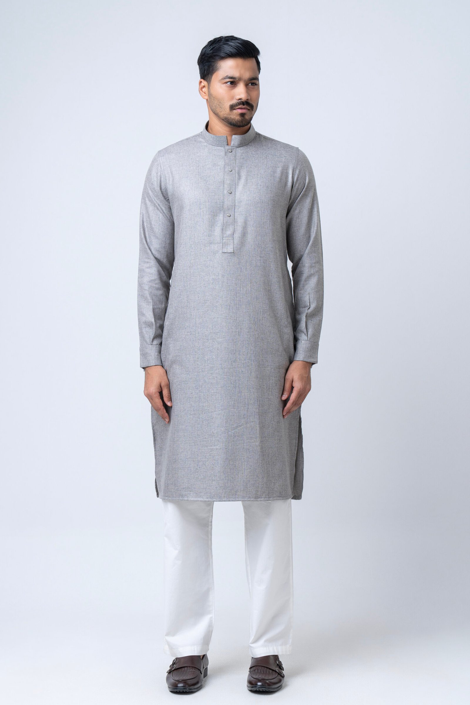 DSC08432-scaled-1.jpg Premium Suiting Panjabi - Image 2
